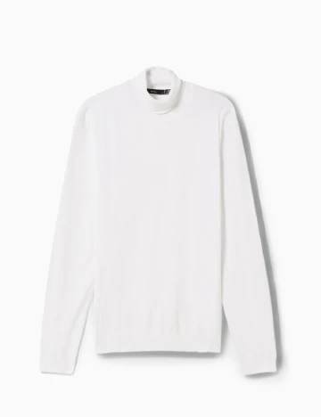 Pulover Bershka, alb