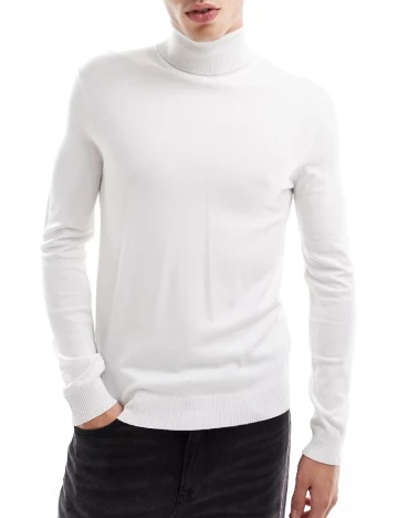 Pulover Bershka, alb