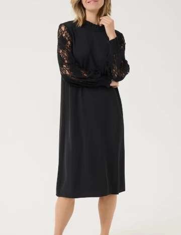 Rochie medie Kaffe, negru