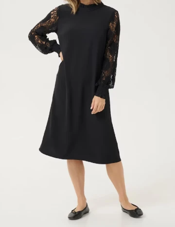 Rochie medie Kaffe, negru