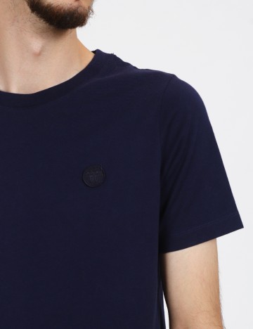 Tricou Double A by Wood Wood, bleumarin