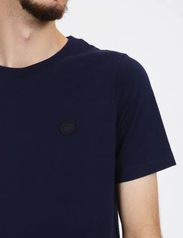 Tricou Double A by Wood Wood, bleumarin