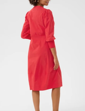 Rochie medie Culture, rosu