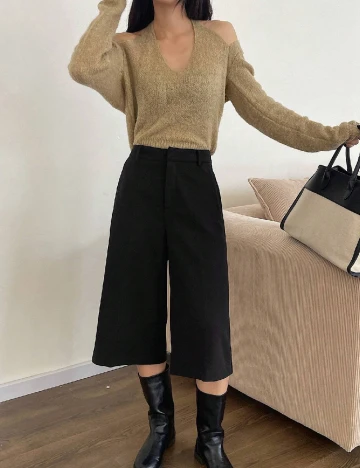 Pantaloni Dazy, negru