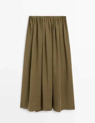 Fusta Massimo Dutti, verde
