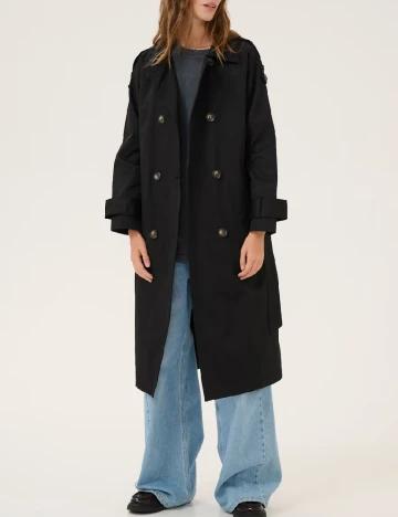 Trench My Essential Wardrobe, negru