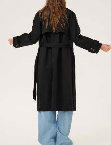 Trench My Essential Wardrobe, negru