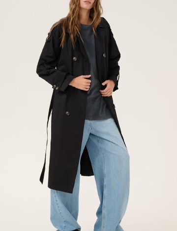 Trench My Essential Wardrobe, negru
