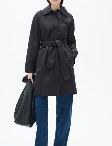 
						Trench InWear, negru