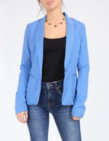 Sacou Bershka, albastru Albastru