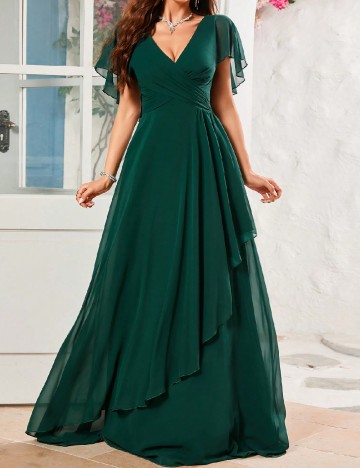 
						Rochie lunga SHEIN, verde