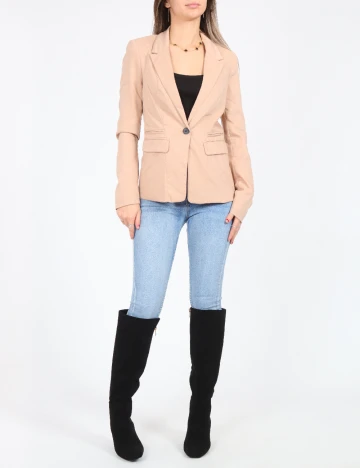Sacou Bershka, crem
