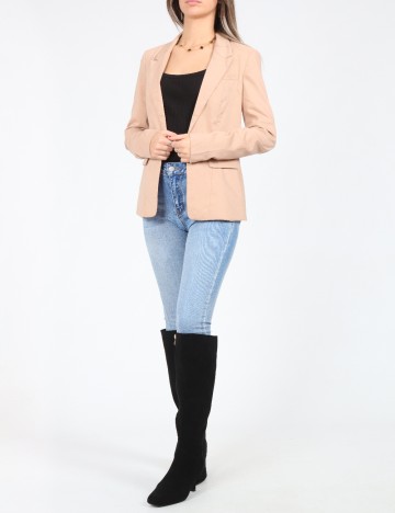 Sacou Bershka, crem