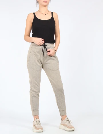 Pantaloni Zara, bej Crem