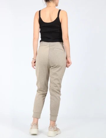 Pantaloni Zara, bej Crem