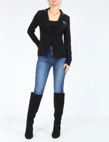 Sacou Bershka, negru