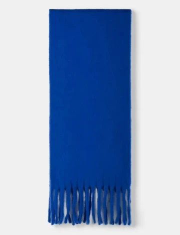 Fular Bershka, albastru Albastru