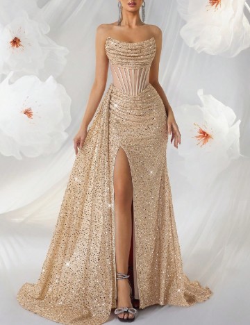 
						Rochie lunga SHEIN, crem