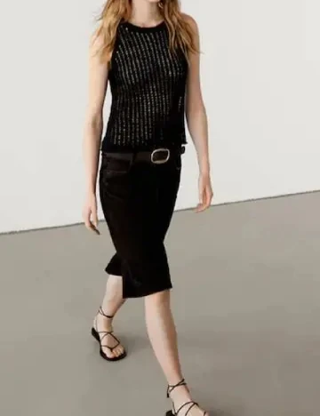 Maiou Massimo Dutti, negru
