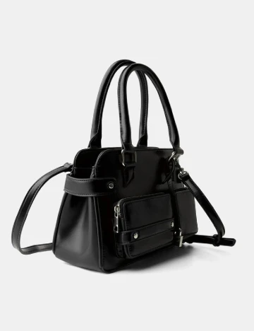 Geanta Bershka, negru