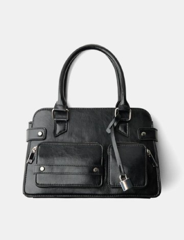 Geanta Bershka, negru