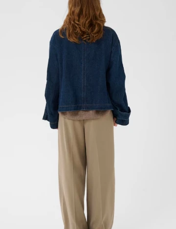 Jacheta Oversize Soaked In Luxury, albastru Albastru