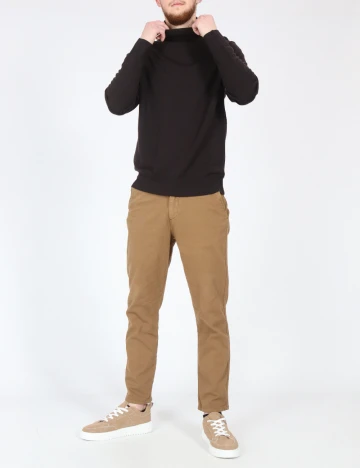 Pantaloni Zara, kaki Verde