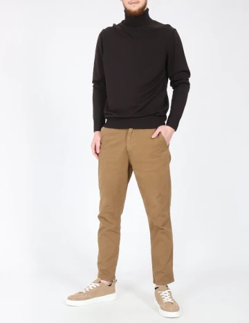 Pantaloni Zara, kaki Verde