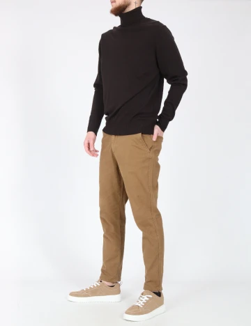 Pantaloni Zara, kaki Verde