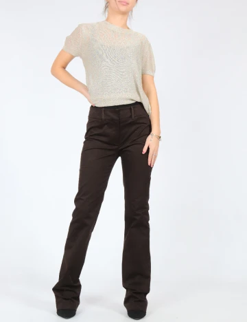 Pantaloni Zara, maro Maro