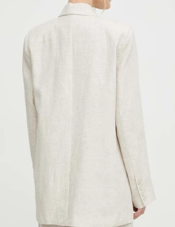 Sacou Oversize Gestuz, crem