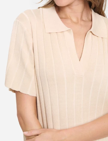 Rochie medie Saint Tropez, crem
