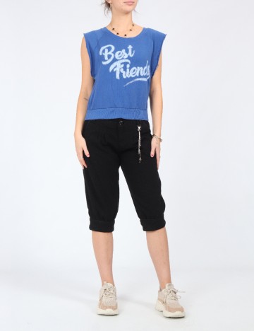 Pantaloni scurti Zra, negru