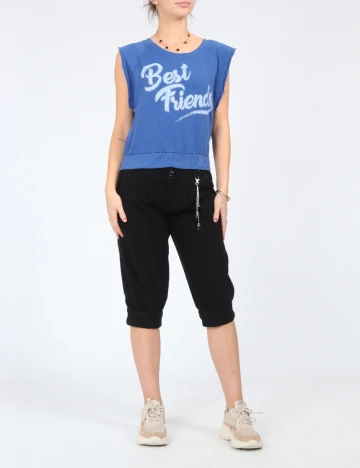 Pantaloni scurti Zra, negru