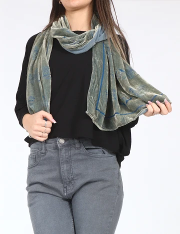 Esarfa Zara, verde Verde