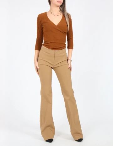 Pantaloni Zra, maro Maro
