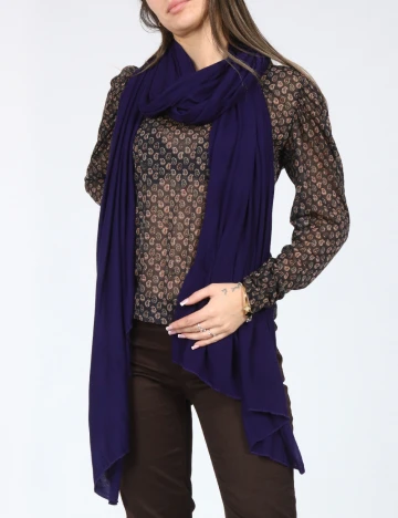 Esarfa Zara, bleumarin Albastru