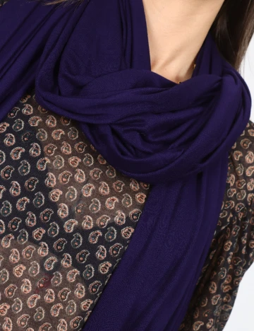 Esarfa Zara, bleumarin Albastru