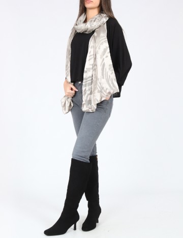 Esarfa Zara, argintiu