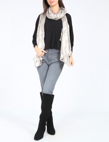 Esarfa Zara, argintiu