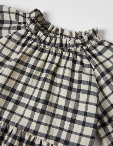 Bluza Zara, bej/negru