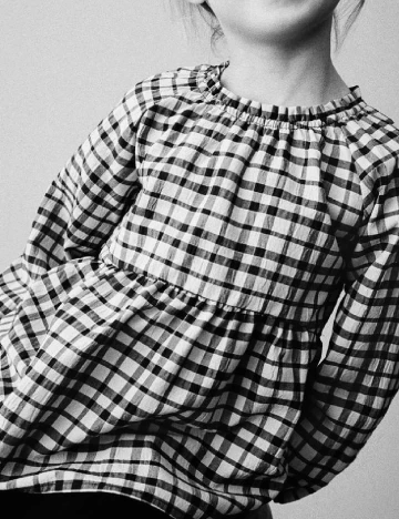 Bluza Zara, bej/negru Crem