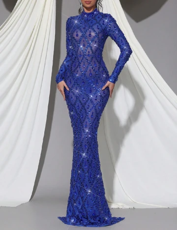 Rochie lunga SHEIN, albastru