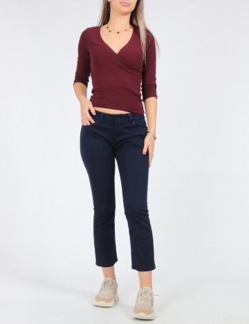 Pantaloni Zra, bleumarin