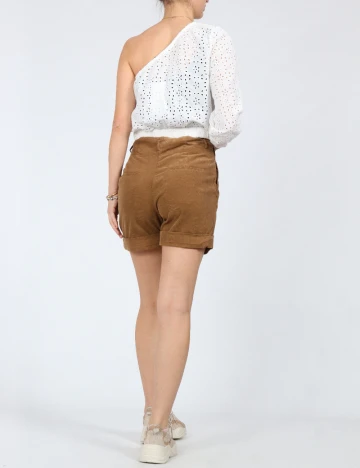 Pantaloni scurti Zara, maro