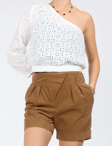 Pantaloni scurti Zara, maro