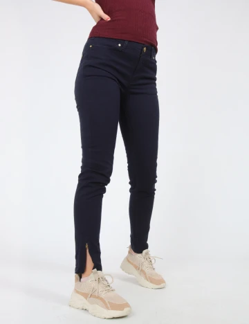 Pantaloni Zra, bleumarin