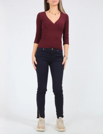 Pantaloni Zra, bleumarin
