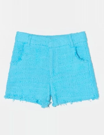 Pantaloni scurti Zara, albastru Albastru