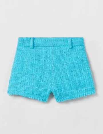 Pantaloni scurti Zara, albastru Albastru